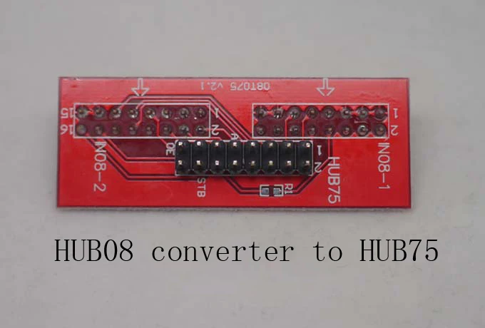 Converter board HUB08 converter to HUB75;P3-P10 LED display control card adapter plate