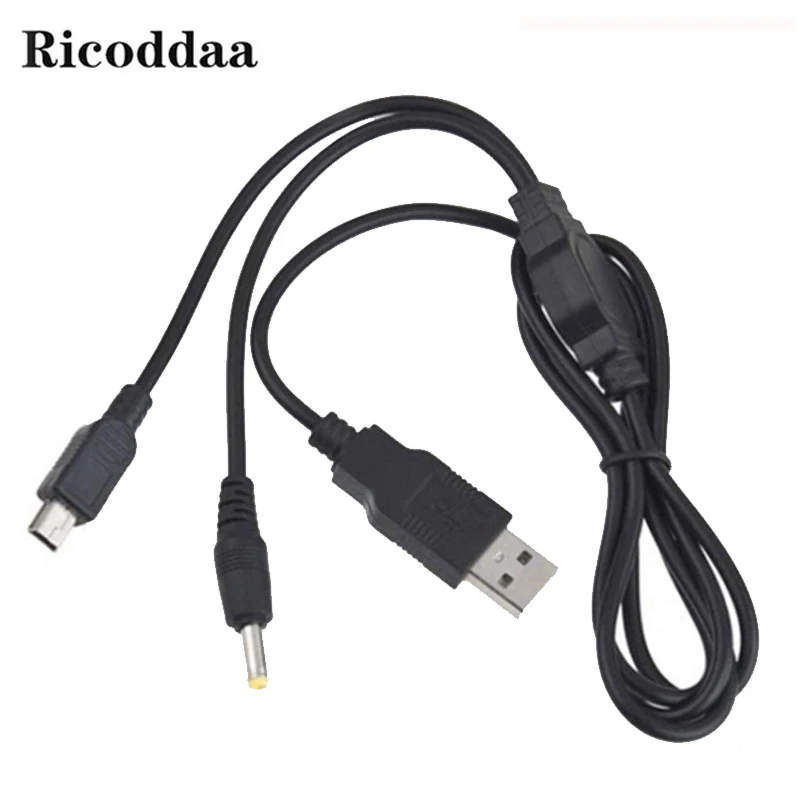 

2 in 1 USB Charger Cable For PSP 1000 2000 3000 Charging Transfer Data Powe Cord For Sony PSP 2000 Power Cable Game Accessory