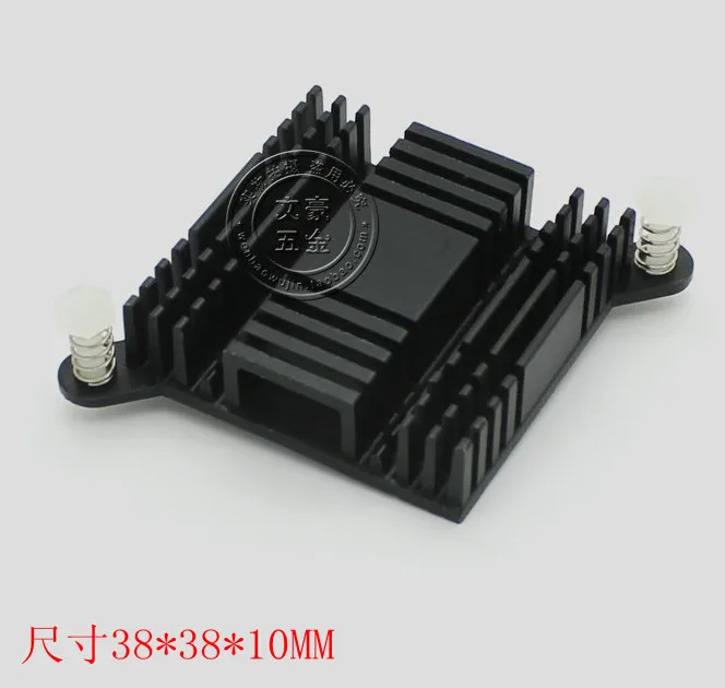 

20pcs with ear and plastic screws South Bridge NBC chip IC radiator 38*38*10MM cooler Cooling black heatsink