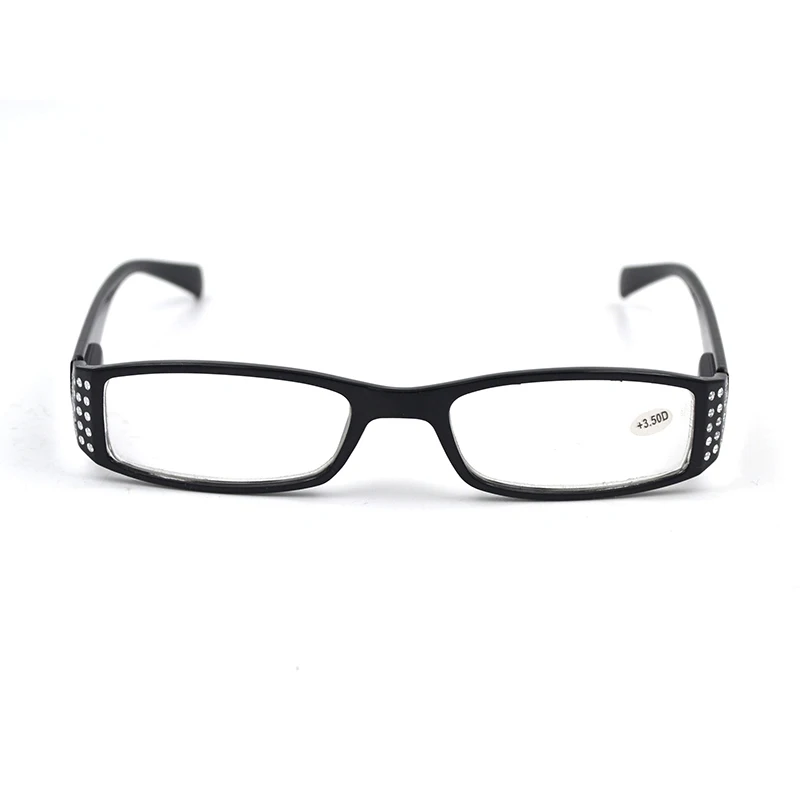 Gafas de lectura ultraligeras y cómodas para presbicia, lupa para dioptrías de 1, 1,5, 2,0, 2,5, 3,0 y 3,5, con patas de resorte de diamante L2