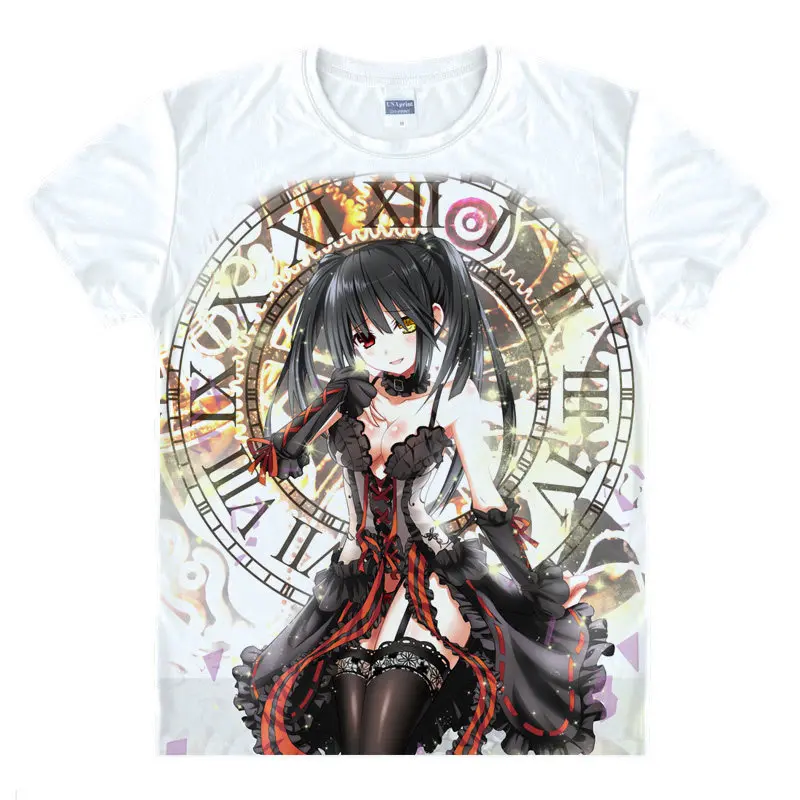 Date A Live T-Shirt Yoshino Shirt colorful T shirts Anime Accessories awesome shirt Print Womens T-Shirts Cosplay Anime cute A