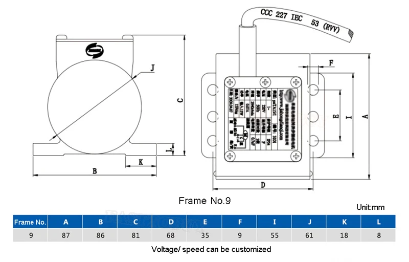 Imagem -03 - Motor sem Escova da Vibração da C.c. 12v 24v 36v Micro com Controlador de Velocidade 15w 20w 3800 4200rpm para a Maquinaria Industrial e Alimentar