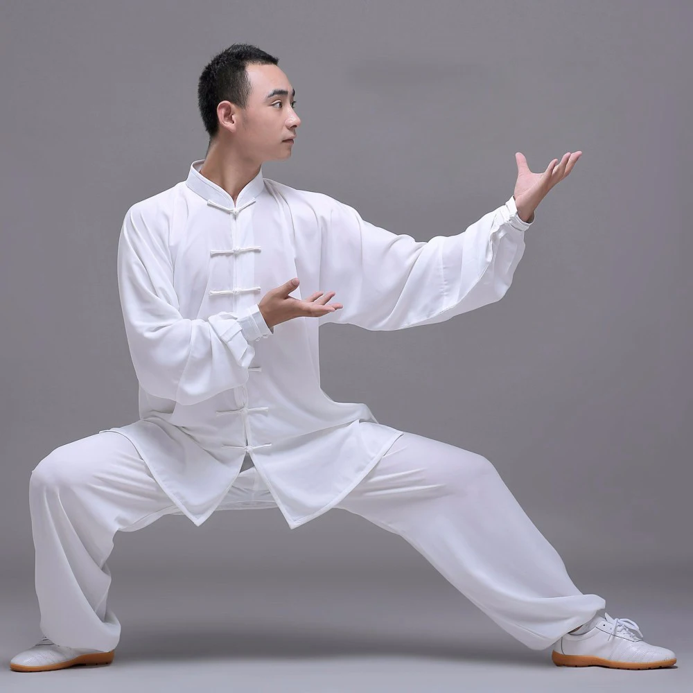 

Unisex Quality cotton+silk Tai Chi Suit men women child uniform martial art kung fu clothes gift China Exercise WuShu costume