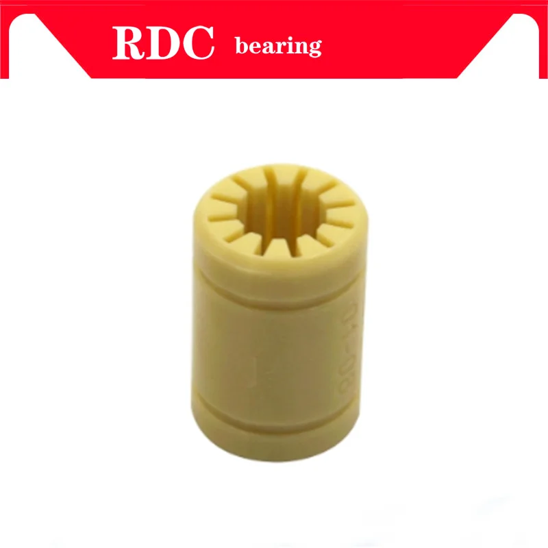 Free shipping New Promotion 10pcs/lot 8mmx16mm 3D Printer Bearings Shaft RJ4JP-01-08 Solid Polymer LM8UU Bearings for 3D Printer