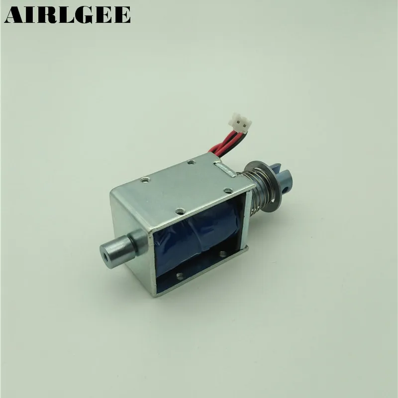 Picture 5: High quality DC 12V 2.1A 200gf Force Push Type Solenoid Electromagnet Soqoi Free shipping