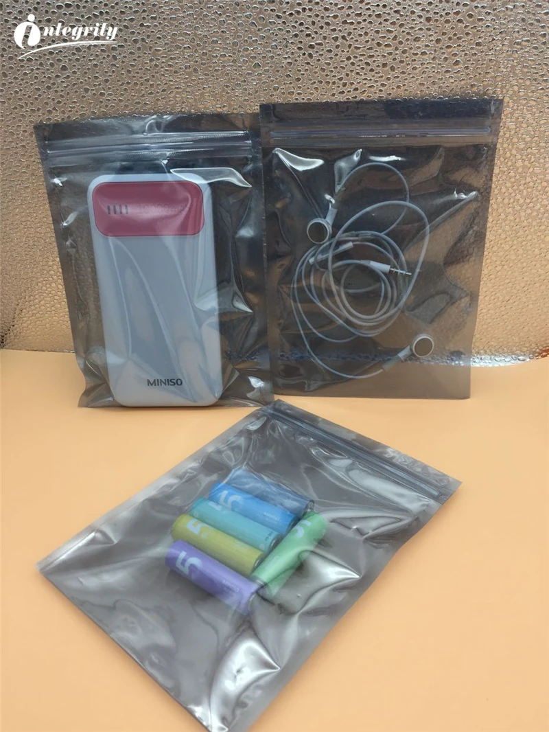 سلامة كبيرة/صغيرة الحجم مكافحة ساكنة التدريع الذاتي ختم أكياس التخزين ESD البريدي قفل مكافحة ساكنة مقاوم للماء أكياس التعبئة والتغليف الغبار