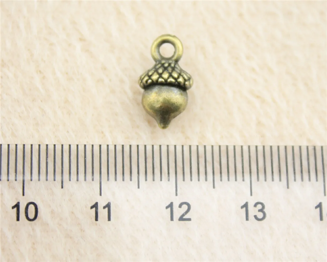 60pcs/lot 13*7mm ancient bronze Acorn charm Pendants DIY jewelry for bracelet necklace earring