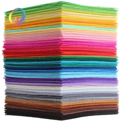 Haisen,Nonwoven Felt Fabric Bundle,1mm Thickness,Polyester Felt Cloth of Home Decoration, Sewing Dolls & Crafts 40pcs 10x15cm