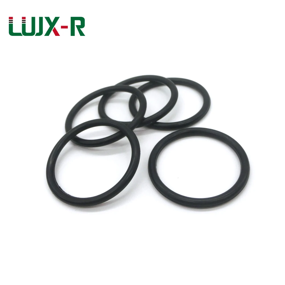 LUJX-R 2.4mm Thickness O Ring Seal Black Rubber Gasket Washers Dia.43/44/45/46/47/48/50/52/54/55/58/60 O Ring Sealing Oil Proof