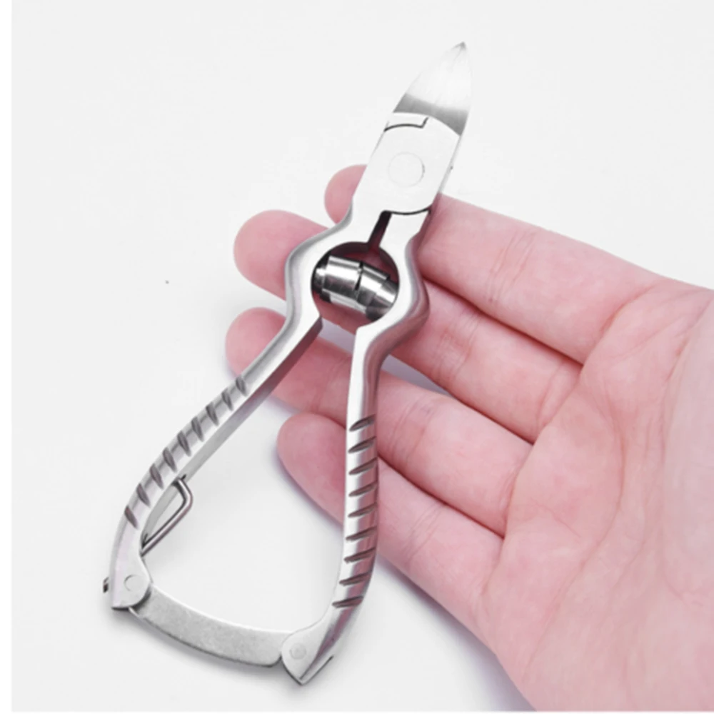 Popular Stainless Steel Thick Hard Toe Nail Clippers Plier Heavy Duty Pedicure Tools Gourd Shape Cuticle Scissor