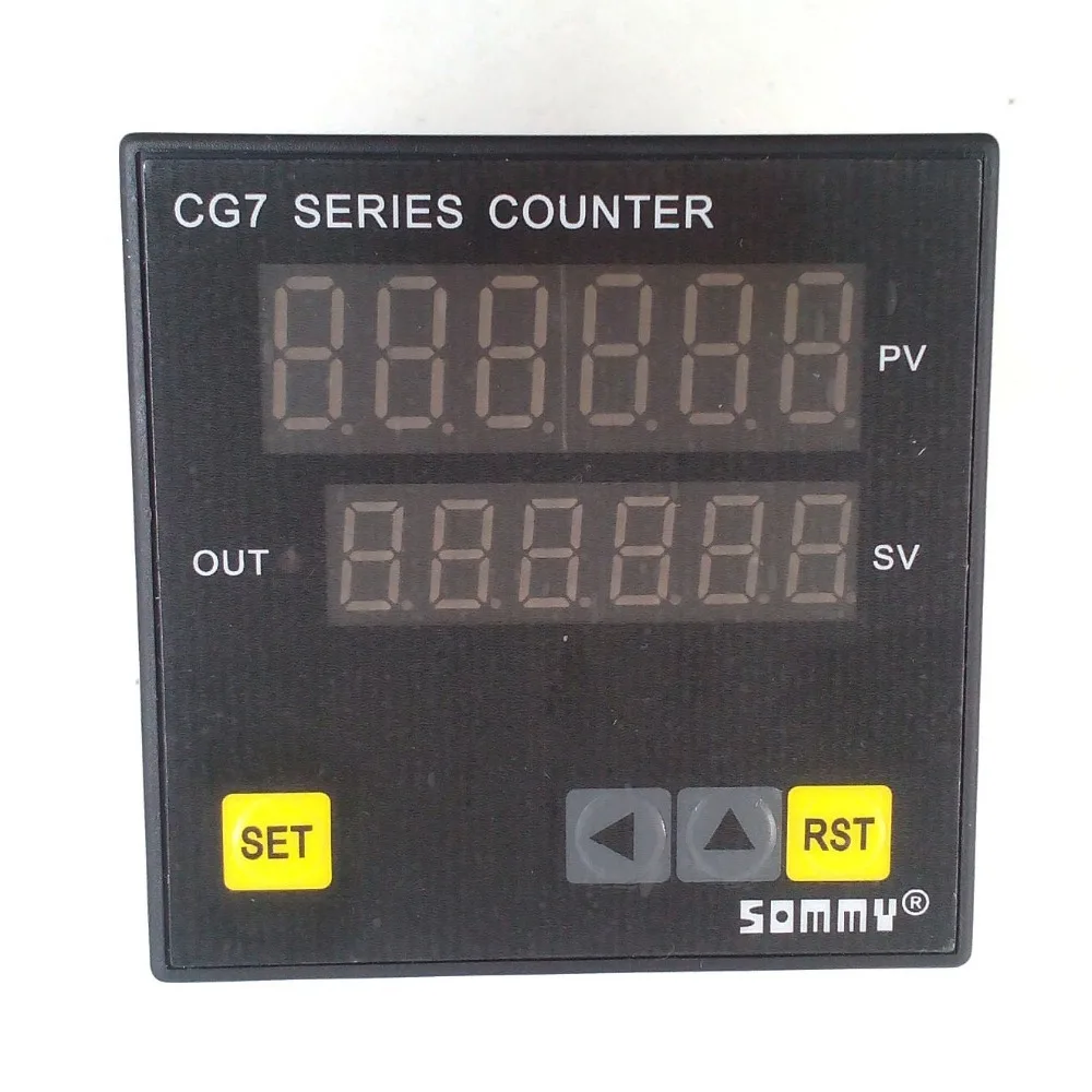 CG7-RB60 Digital Couters CG Series Multi-function Counter 6-digit Counting Relay Output