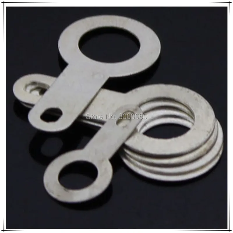 4.2mm Inner DIameter Tin Plated Brass Washer Gasket Single Head Brass Welding Washer Brass Lugs 500pcs/lot