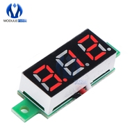 0.28 Inch LED DC 0-100V Red Voltmeter Digital Display Voltage VOLT METER 12V 24V Diy Kit Electronic PCB Board Module
