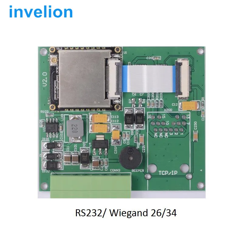 uhf rfid reader module with antenna integrated for car parking system/gate managment with free uhf rfid card tag sample