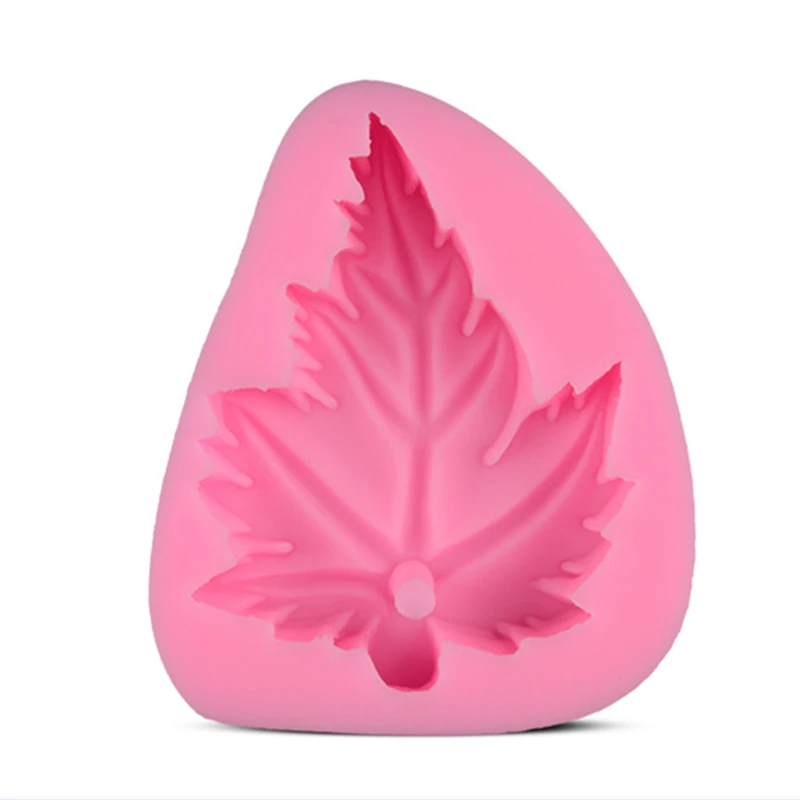 Leaf Shape Cupcake Cake Decorating Mold Silicone Form For Fondant Sugarcraft Diy Sugar Soap Mould Paste Tools E806