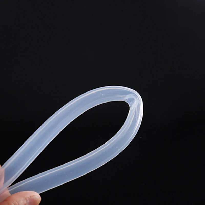 1M Transparent Silicone Rubber Tube 2-19mm Inner Diameter Drinking water connection pipe Food grade Flexible Hose