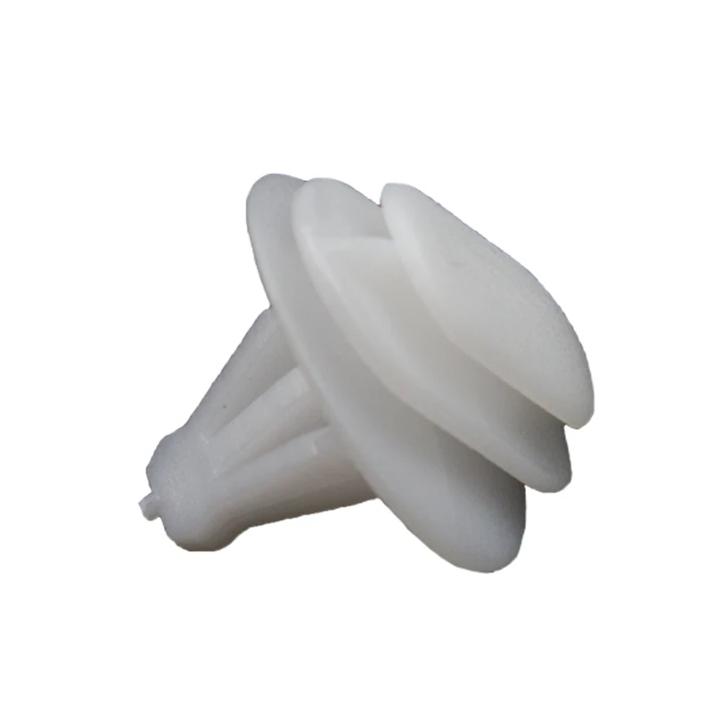 50Pcs Car Fastener White 9mm For Peugeot 3-layer Fender Door Card Panel Plastic Buckle Clips image 3