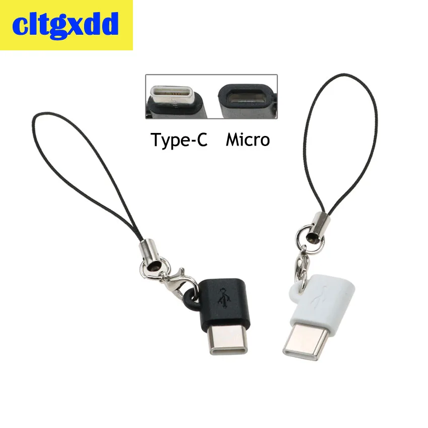 cltgxdd USB 3.1 Type C Male to Micro USB Female Adapter Type-C Converter Connector USB-C Otg Data Charging Converter Charger