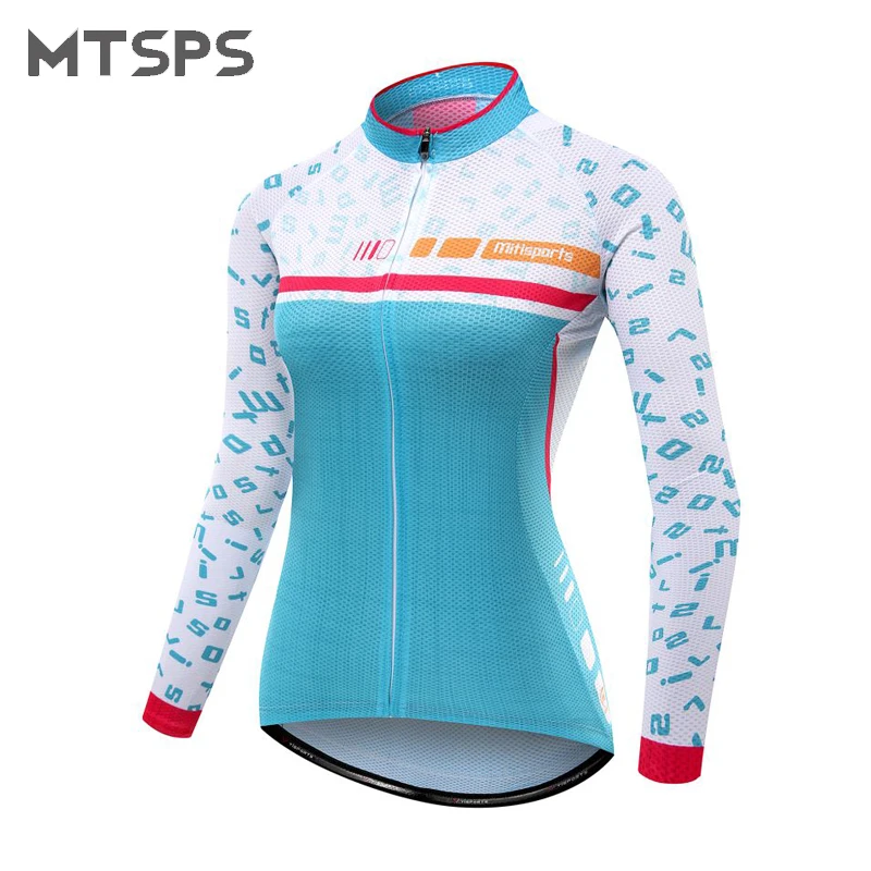 MTSPS Winter Long Sleeve Thermal Fleece Pro Cycling Jersey Women Clothing Bicycle Maillot Equipacion Ciclismo Bike Clothes