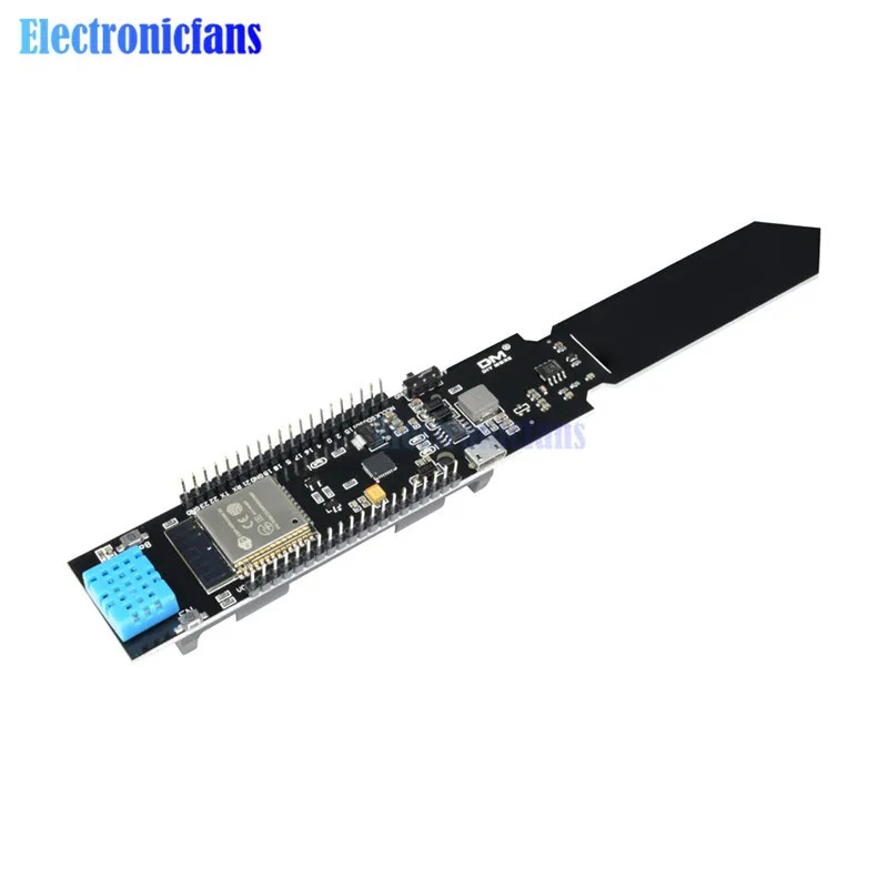 ESP32 DHT11 CP2104 WIFI Bluetooth Temperature Humidity Soil Moisture Sensor Detection Module 18650 Battery Shield for Arduino