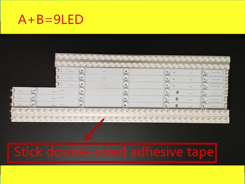 

New 10 PCS/set LED backlight strip Replacement for LG 50LB650V Innotek DRT 3.0 50 A B 6916L 1736A 1735A 1978A 1979A LC500DUE