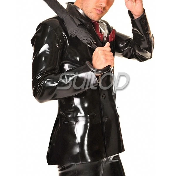 latex rubber jacket suit heavy latex in 0.6mm