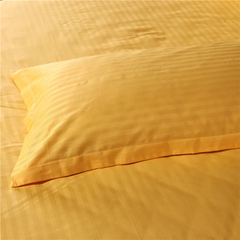 2pcs  Premium Satin Stripe Encryption Fabric Pillow Case 100% Cotton 50*70cm&65*65cm More specifications