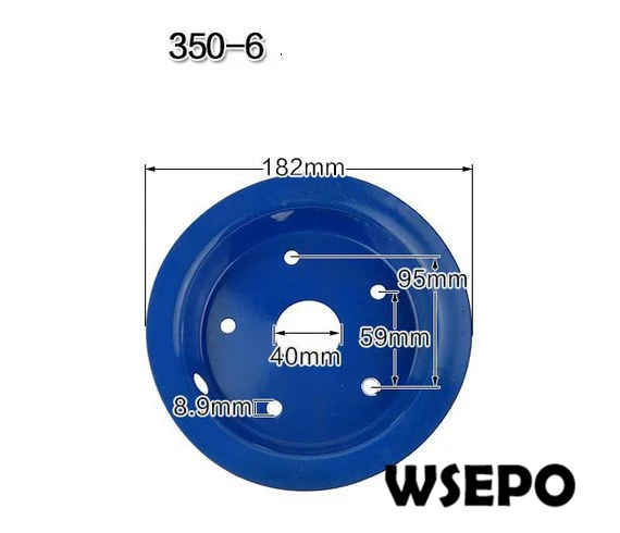 OEM Quality! 350/6 Steel Walking Wheel for 170F(7HP)Gas Engine or 170F/173F 4~5HP Diesel Engine Powered Farm/Garden Tillers