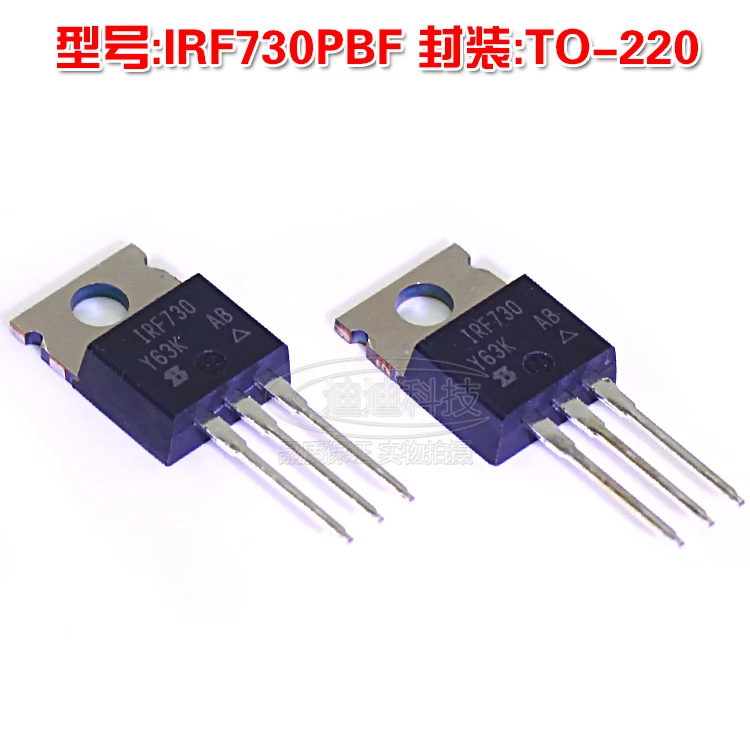 IRF730PBF TO-220 MOSFET 400V/5.5A, effet de champ, canal N, Original, nouveau