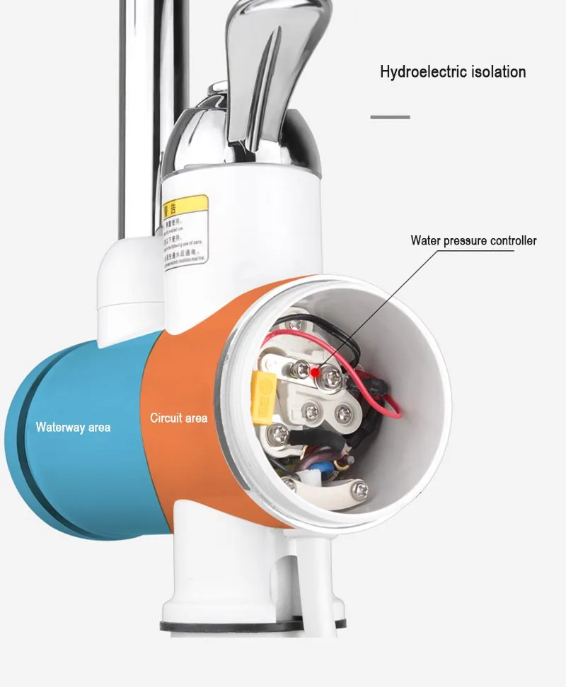 Elektrische Wasser Heizung 220V Elektrische Wasserhahn Küche Instant Heißer Wasser Heizung Digital Display Boden/Seitlichen Aufnahme Typ H0145