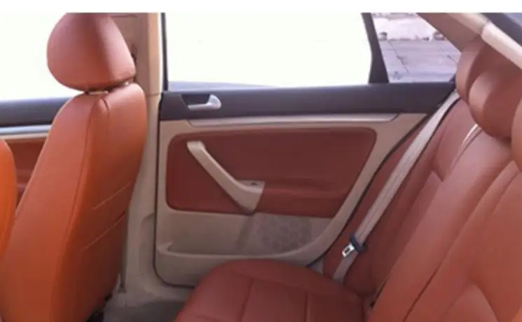 Left rudder For VW Jetta mk5 2005 2006 2007 2008 2009-2010 /Golf 5 Microfiber Door Panels Armrest Leather Cover Car Interior