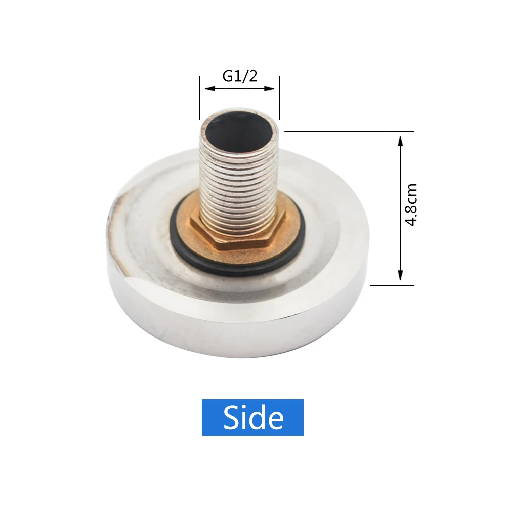 Sortie de Cascade en Acier Inoxydable 304, Taille de 1/2 Pouces, Robinet de Valve Assad, Salle de Cabine de Douche, Accessoires de Baignoire