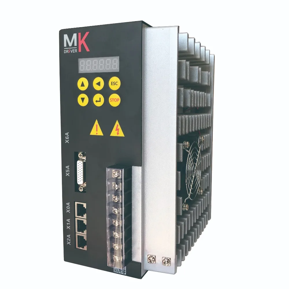 good price 1.5KW 9.5Nm 220V AC spindle servo motor+ matched servo driver for cnc