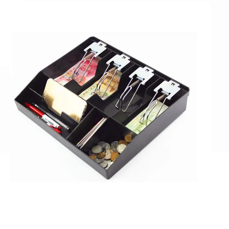 حافظة صلبة صندوق تسجيل النقود الجديد تصنيف جديد متجر أمين الصندوق عملة درج صندوق درج النقدية درج حافظة عداد المال