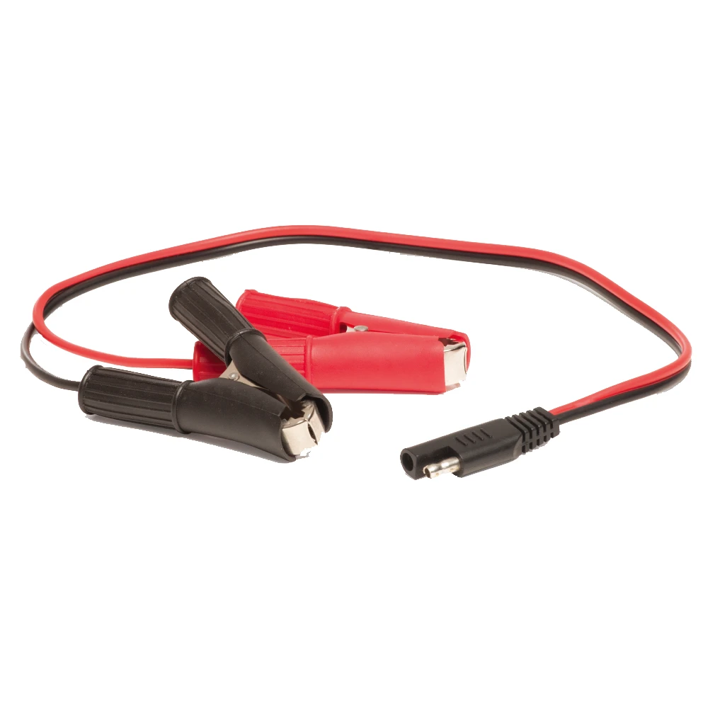 MOTOPOWER MP68995 Heavy Duty Battery Clamp Cable with SAE Quick Release Connector SAE to Alligator Clips Quick Disconnect Cable