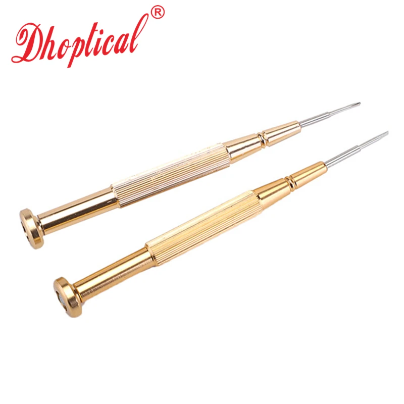2-teiliger Brillen-Schraubendreher mit Schlitz und Phollips-Aluminiummaterial von Dhoptical