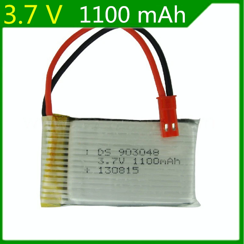 

Efficient energy 3.7V 1100mAh RC Helicopter Parts 1S Li-Poly Battery For MJX T04 T05 T25 M03 Lipo Battery For RC Toys 903048