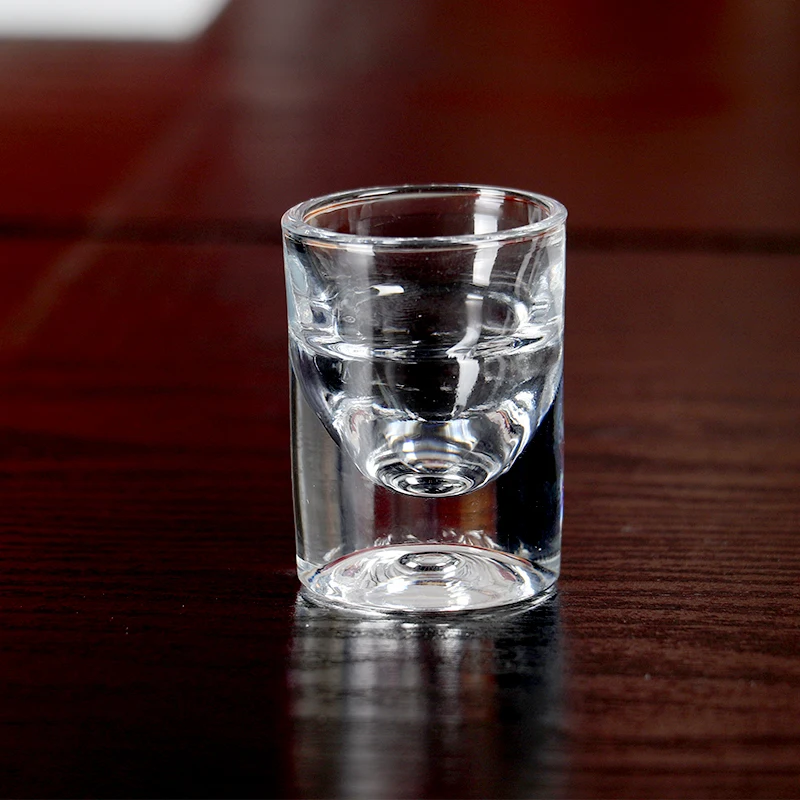 Set of 6pcs Heavy Lead Free Machine Made Shot Glasses for Christmas Gift Liquor Vodka Spirits Drinks Chinese Baijiu Whiskey 15ml