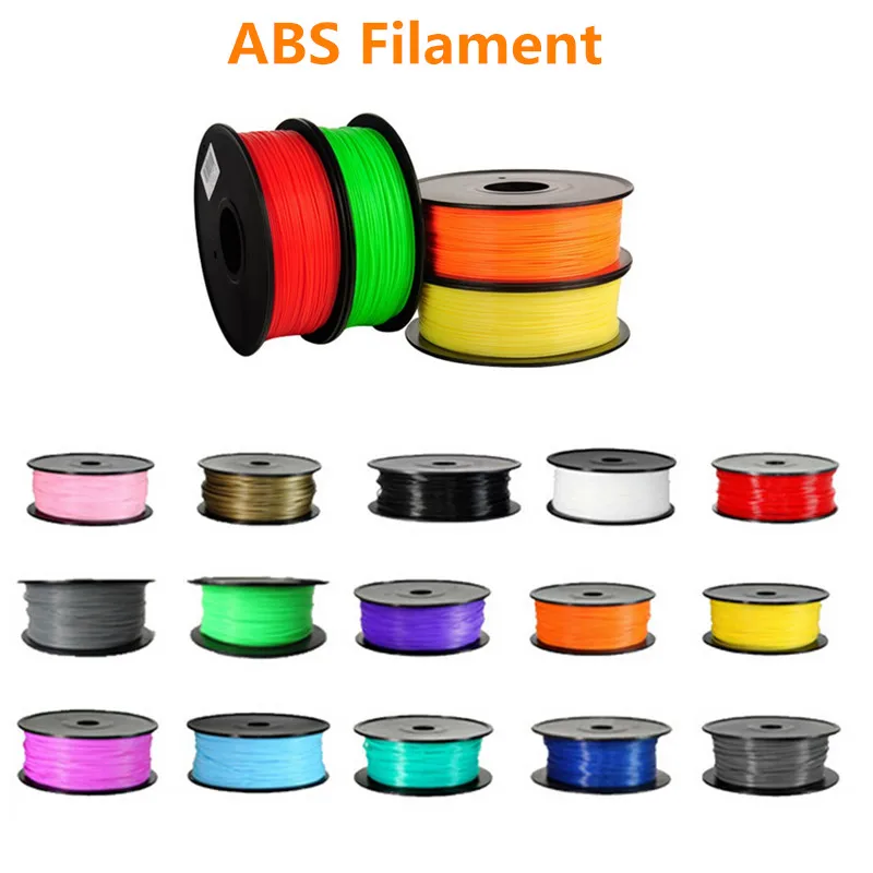 

Reprap 3D printer filament ABS material MakerBot/RepRap/UP/Mendel 1kg plastic Rubber Consumables Material