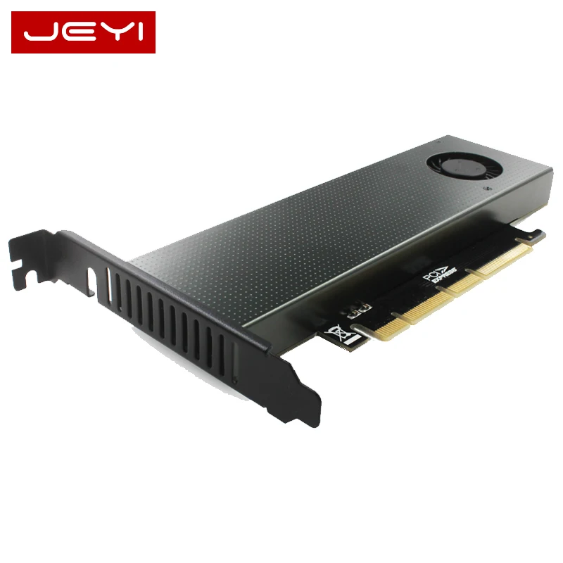 JEYI SK8-NEW เพิ่มการ์ด M.2การ์ดอะแดปเตอร์ PCIE3.0 Built-In Turbo พัดลมสำหรับ NVME 2230-22110ขนาด GEN3 M.3