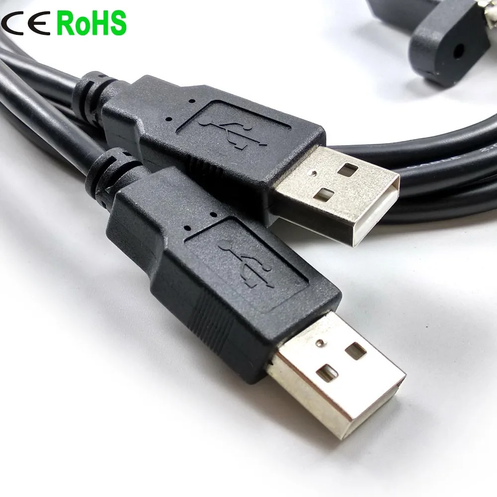 Двойной USB2.0 USB3.0 розетка с 2 портами USB Удлинительный кабель для промышленного компьютера ПК