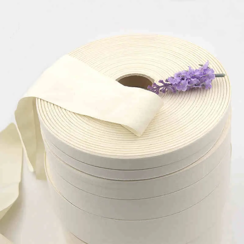 New 10mm 15mm 20mm 25mm 30mm 35mm 40mm Cotton Ribbon Webbing Tapes DIY Craft Sewing & Packing Cloth Fabric Ribbons 20Yards XM-46