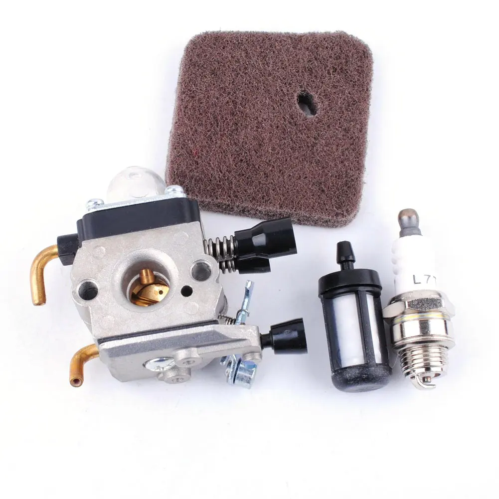 Gaźnik Carb filtr powietrza dla typu FS45 FS55RC HL45 zestaw filtrów paliwa świecy zapłonowej serii trymer części Brand New