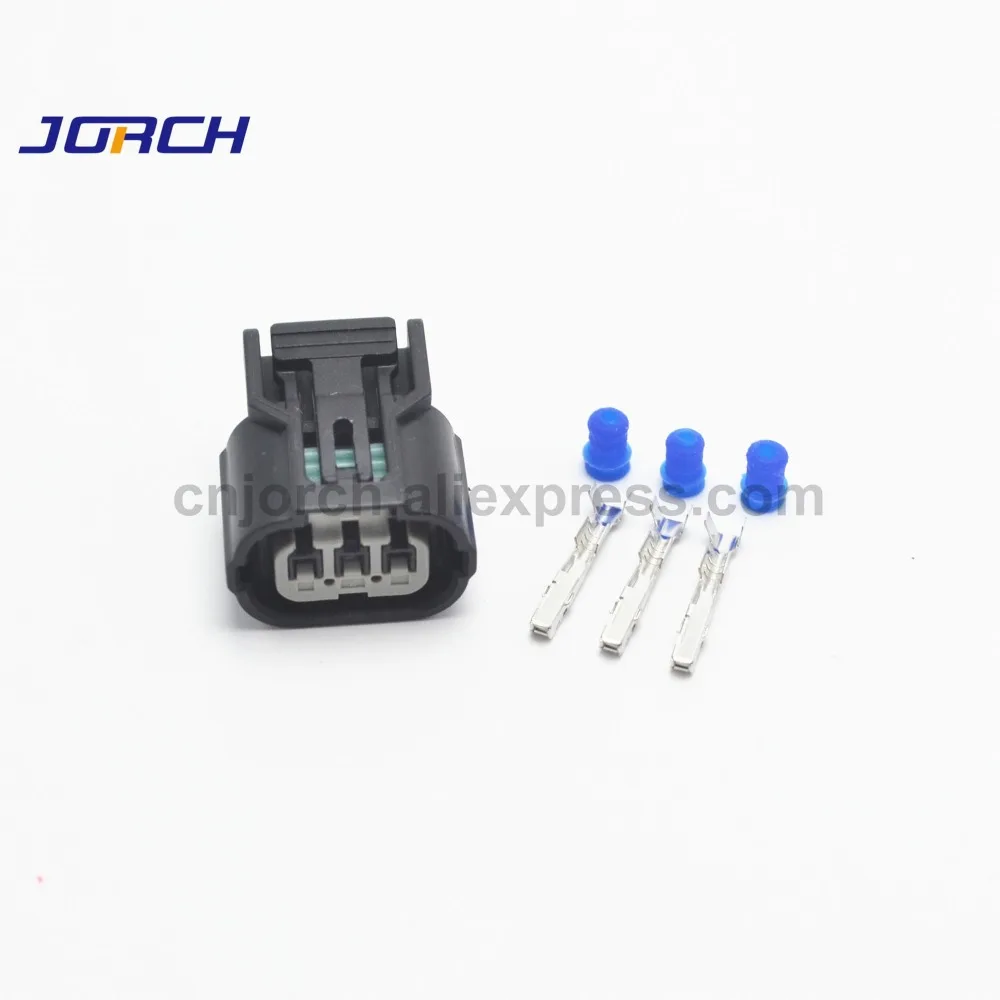 10 sets 3 pin Female Connector 6918-1833 For Honda Acura Sensors Sumitomo Center Rib HX 040 Auto Oxygen Sensor Plug