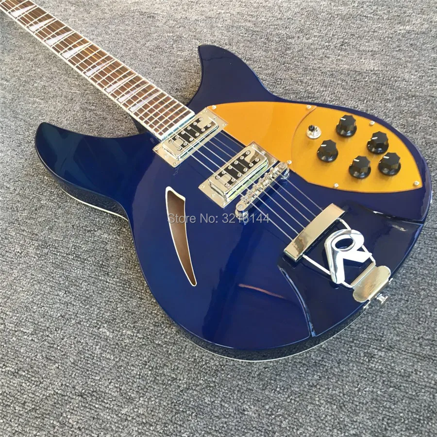 Custom product 6 string RICK blauw elektrische gitaar. alle kleuren kan, de fabriek groothandel