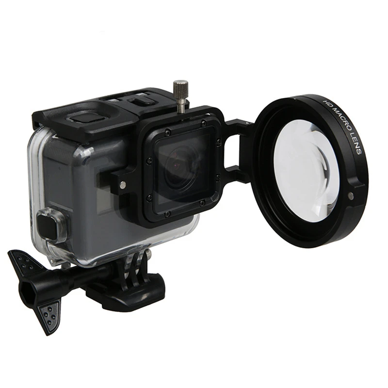 ORBMART 58mm UV Filter 16X Magnifier Macro Lens For Gopro Hero 5 6 7 Sport Action Camera Accessory