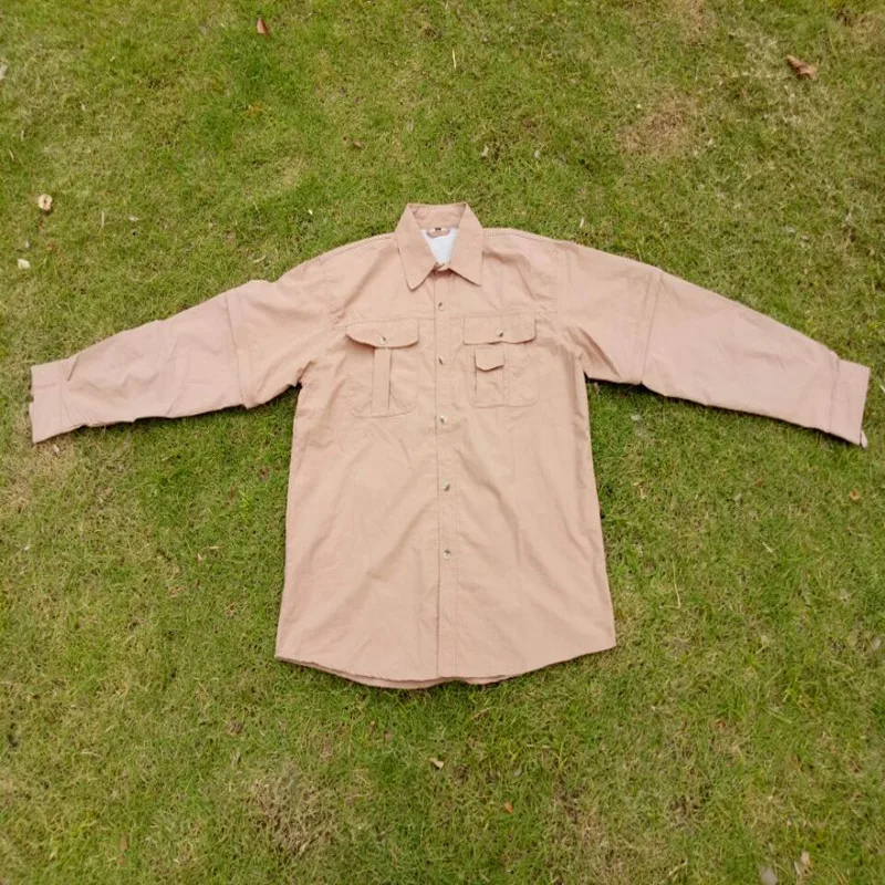 Quick-dry shirt&pants suit  new Spring&Summer wholesale&retail men  hiking male fishing active UV detachable sleeve