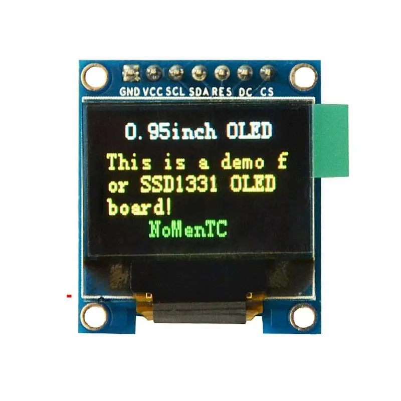 0.95'' RGB OLED Display full color compatible for Arduino 0.95 Inch 96*64 LCD Module SSD1331 Controller 7PIN By diy