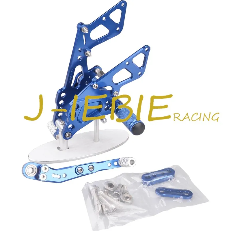 CNC Racing Rearset Adjustable Rear Sets Foot pegs For Suzuki GSXR 600 750 GSXR600 GSXR750 2011 2012 2013 2014 2015 2016 BLUE