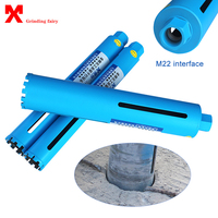 400mm Length Diamond Crown Drill Bit Core Bit For Concrete Air Conditioning Installation Masonry Drilling M22 Interface Hole Saw